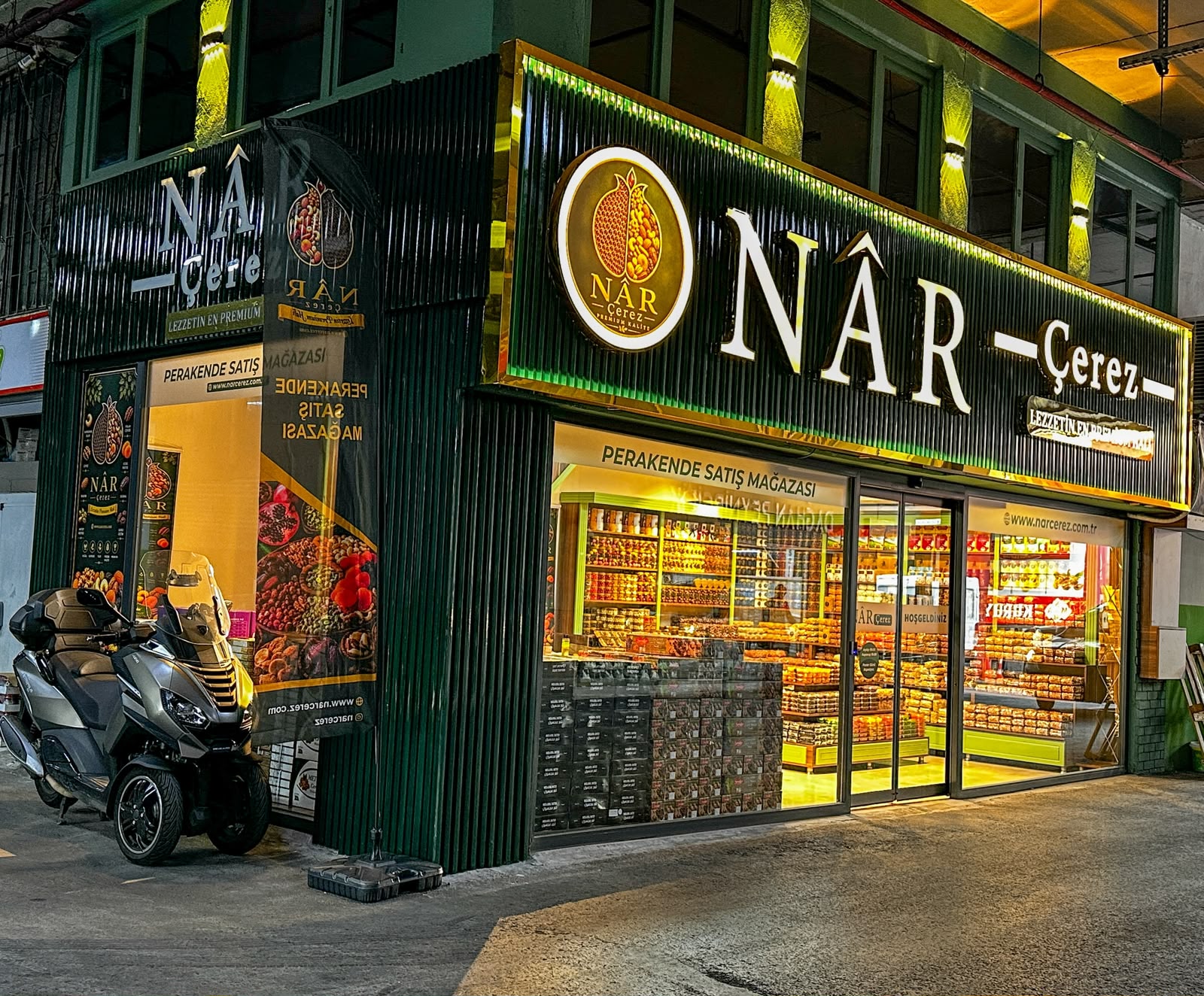 Nar Çerez Bayrampaşa mağaza dış görünümü
